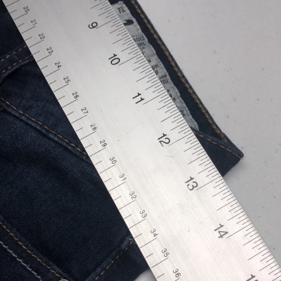 LIKE NEW INDIGO REIN ANKLET SKINNY JEANS 3/25x30 TWO COLOR STITCHING 😎 - Picture 9 of 13